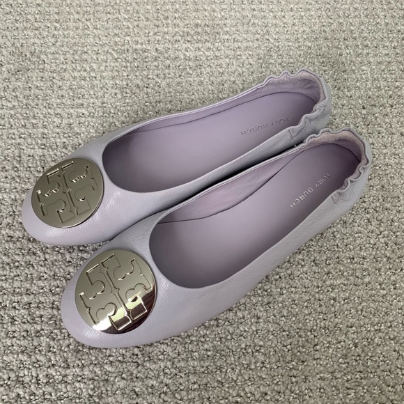Tory Burch Lavender Ballet Flats Size 6.5 - Picture 3 of 5